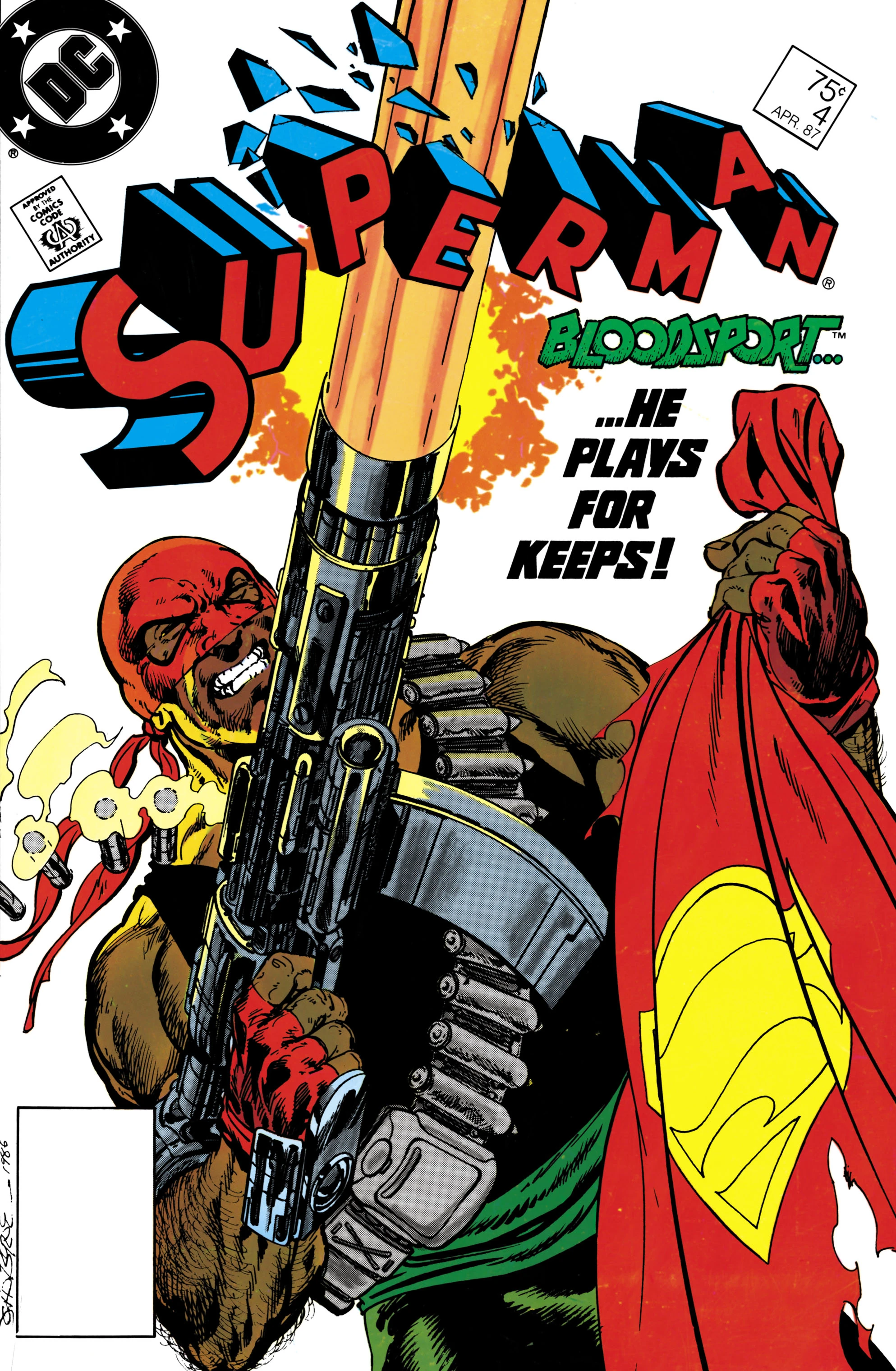 Superman #4 (DC, 1986 — Cover A) cover